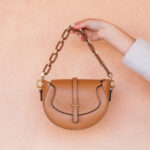 Borsa in pelle color cuoio