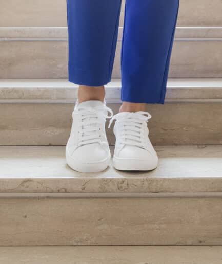 sneakers bianche pelle
