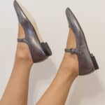 ballerine cinturino argento