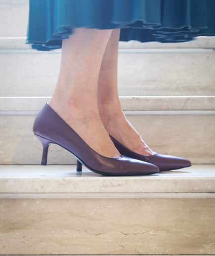 decollete bordeaux basse